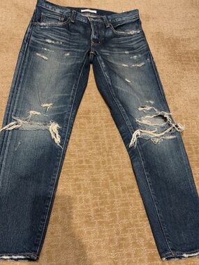 MOUSSY Vintage Denver Tapered Distressed Jeans Size 26 Made in Japan